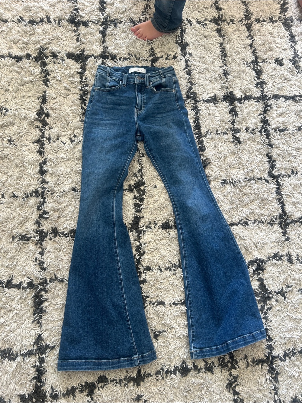 KanCan Dark Blue Flare Jeans - High Rise Wide Leg NWOT